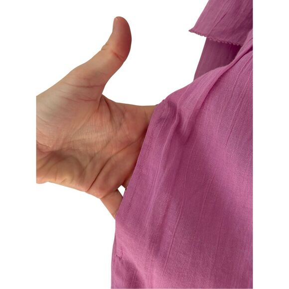 Free People Seashell Skort Romper size M Pink Boho - Picture 9 of 10